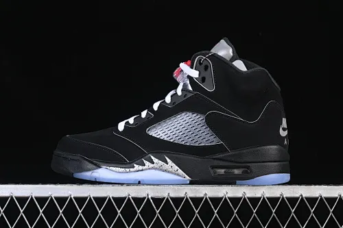 All categories Air Jordan Jordan series basketball shoes Air Jordan 5 GX foreign trade version Air Jordan 5 Black "Metallic Reimagined" AJ5 Joe 5 black silver HF3975-001